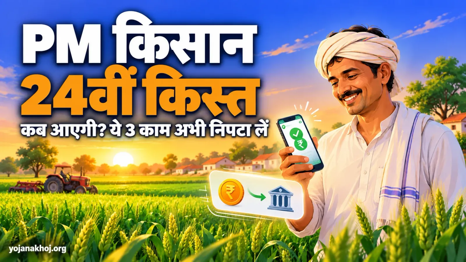 PM-KISAN 24th Installment 2026: When Will It Come? 3 Things to Do Now